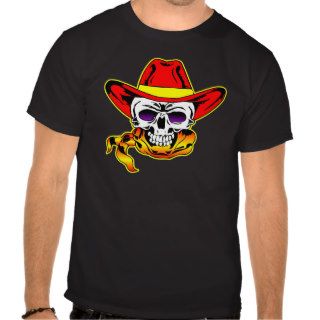 Cowboy Hat Skull Tattoo Shirts