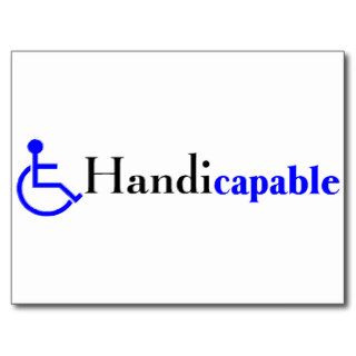 Handicapable (Wheelchair) Post Cards