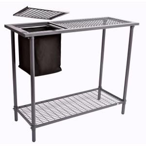 Weatherguard Garden and Greenhouse Wire Grid Top Potting Bench / Table IS 82011