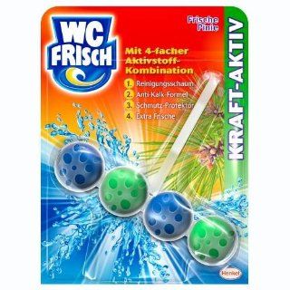 WC Frisch Kraft Aktiv Duftspüler Pinie, WC Frische, 5er Pack (5 x 1 Stück) Drogerie & Körperpflege