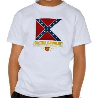 Confederate Battle Flag Cavalry Guidon T shirts