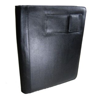 Castello Black Leather Notebook Portfolio Castello Portfolios