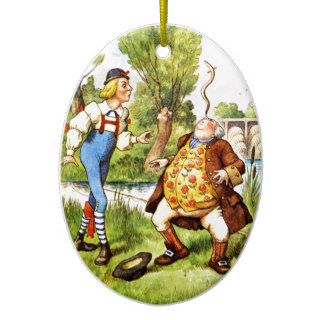 Old Father William Alice in Wonderland Christmas Tree Ornament