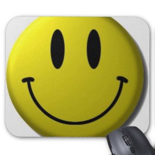 smiley mouse pad