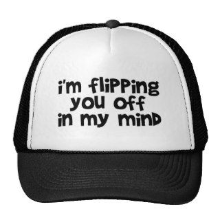 Flipping You Off Mesh Hat