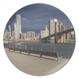 Manhattan skyline, New York City Plates