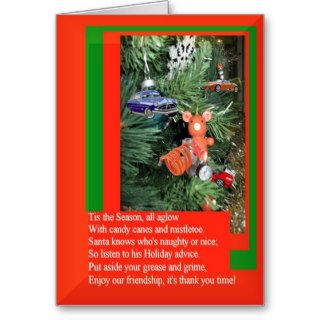 Business Holiday related to auto repair shops Greeting Cards