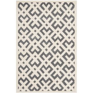 Safavieh Handmade Moroccan Chatham Dark Gray Wool Area Rug (8' x 10') Safavieh 7x9   10x14 Rugs