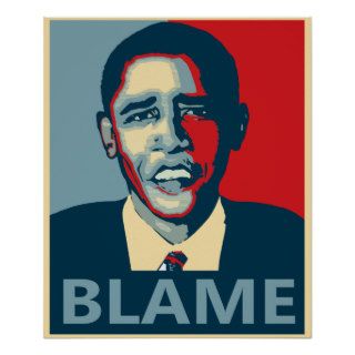 Obama Blame Print