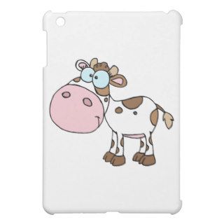 Cartoon Character Calf Different Color White Cover For The iPad Mini