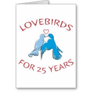 Cute 25th Anniversary Gifts Cards