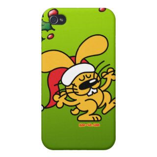 Christmas Bunny iPhone 4 Case