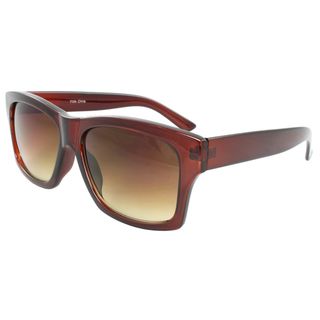 Unisex Burgundy Square Sunglasses Fashion Sunglasses