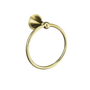 KOHLER Finial Traditional Towel Ring in Vibrant French Gold K 363 AF