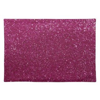 Pink Glitter Sparkles Placemats