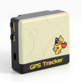 GSM / GPS Sender / GPRS / GPS Mini Tracker TK 202 Peilsender Ortungsgerät Tierortung mit Halsband, Akku, Ladeschale, Netzkabel und Anleitung, Marke Incutex Navigation & Car HiFi