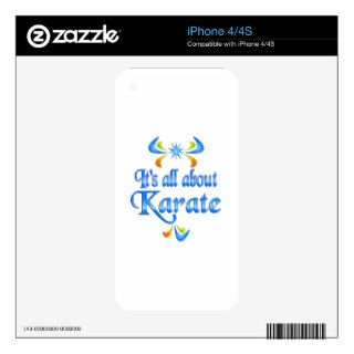 About Karate iPhone 4 Decal