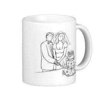Marriage Artistic Matching Personalizable Mug