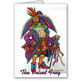 The Velvet Frog Greeting Cards