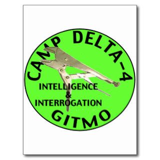 Gitmo Intel Camp Delta 4 Post Card