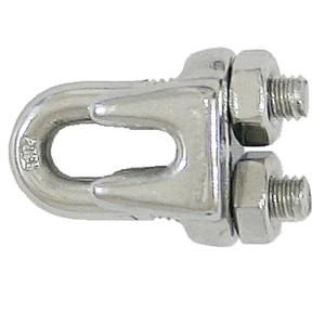 Lehigh 1/8 in. Stainless Steel Wire Rope Clamp and Thimble Set 7460S 18