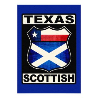 Texas Scottish American Custom Announcement
