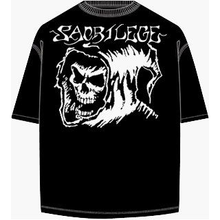 Sacrilege Small T Shirt Novelty T Shirts Clothing