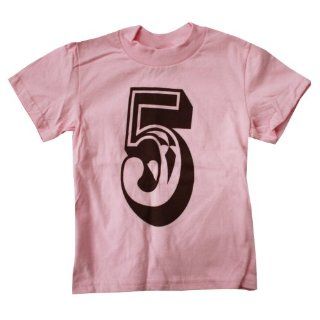 Happy Family No. 5 Western Theme Fifth 5th Birthday Girls Pink T Shirt  Novelty T Shirts  Baby