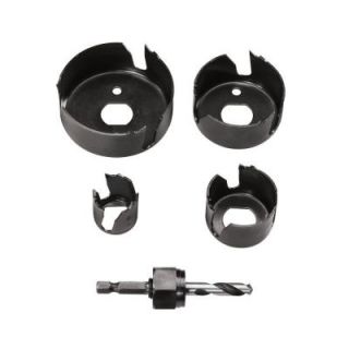 Vermont American Carbon Hole Saw Set With Mandrel (5 Piece) 18398