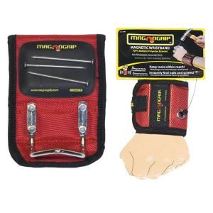 MagnoGrip 2 Pack Magnetic Wristband and Magnetic Hammer Holster Set 002 047