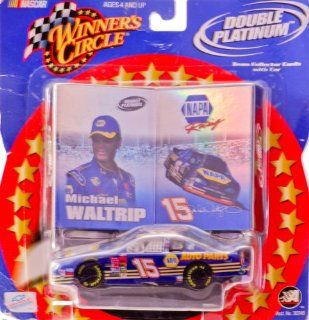 2002   Action   Winner's Circle   NASCAR   Double Platinum   #15 Michael Waltrip   NAPA Auto Parts   Monte Carlo   143 Scale Die Cast w/ Team Collector Cards   Rare   Limited Edition   Collectible Toys & Games