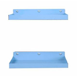 Triton Products DuraHook 12 in. W x 6 in. Deep Blue Epoxy Coated Steel Shelf for DuraBoard 76126 2