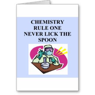 chemistry never lick the spoon cards