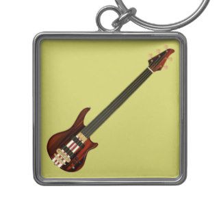 Five String Alembi Bass Guitar Key Chains