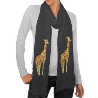 Giraffe cartoon scarf wraps