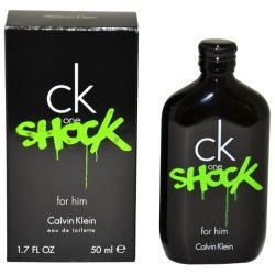 Calvin Klein 'CK One Shock' Men's 1.7 ounce Eau de Toilette Spray Calvin Klein Men's Fragrances
