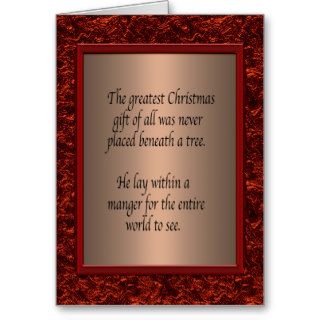 Christian Christmas Holiday Greeting Cards