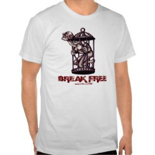 Freedom abstract graphic art cool t shirt
