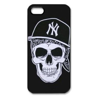 Custom New York Yankeesv Cover Case for iPhone 5 5S IP 10653 Cell Phones & Accessories