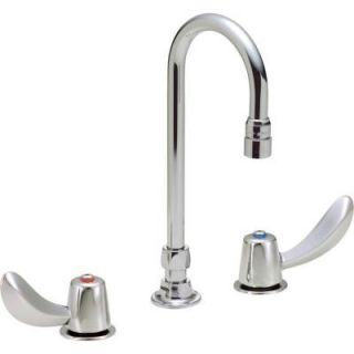Delta Commercial 8 in. Widespread 2 Handle High Arc Bathroom Faucet in Chrome 27C2942