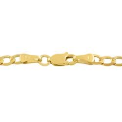 Fremada 10kt Yellow Gold 3.6 mm Curb Link Chain Fremada Gold Necklaces