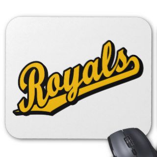 Royals in Orange Mouse Mats