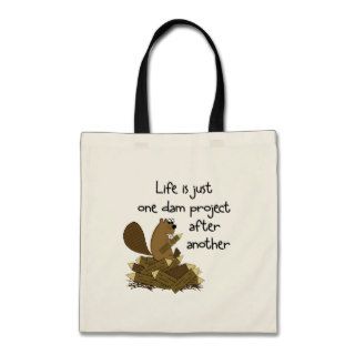 Popular Funny Beaver at Work Bag