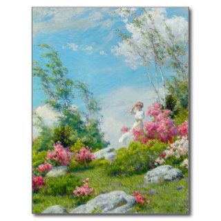 May Morning by Charles Courtney Curran Postcard
