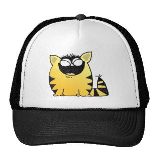 Funny cat laugh trucker hats
