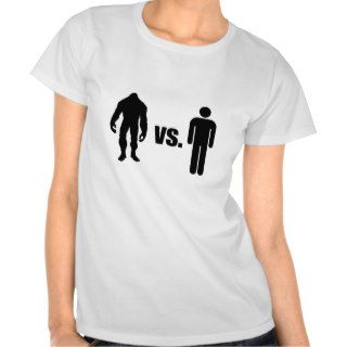 Bigfoot VS Human T Shirts