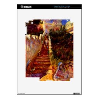 Stairs in Algier by Pierre Renoir Decal For iPad 2