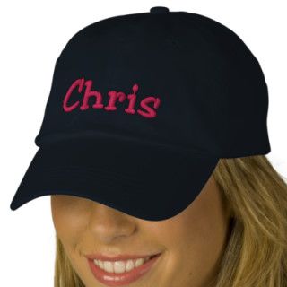 Chris Name Embroidered Baseball Cap