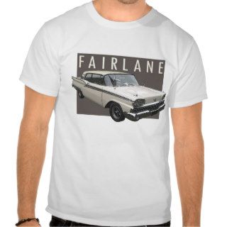 White 1959 Ford Fairlane Shirts