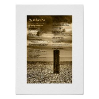 Desiderata poster   I Have Time